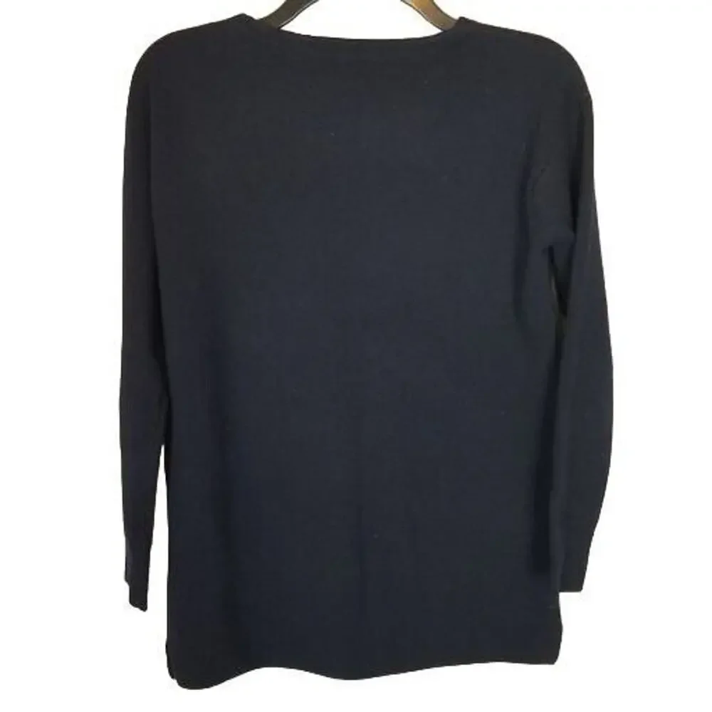 J. Crew Womens Merino Wool Crew Neck Sweater Size XXS Classic Minimalist Pocket